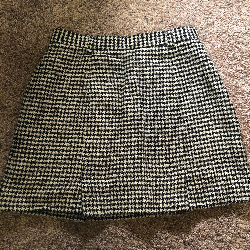 Vintage Houndstooth Skirt